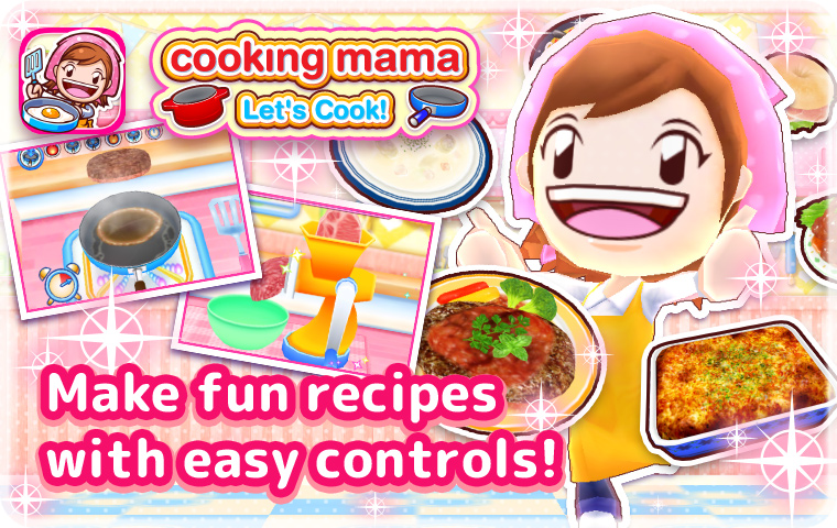 Make fun recipes with easy controls!Cooking Mama is now on your smartphone!