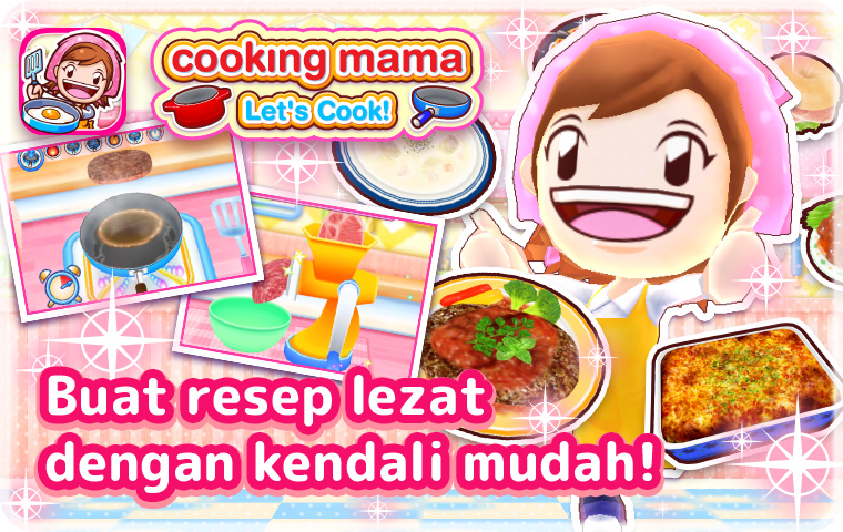 Buat resep lezat dengan kendali mudah!Cooking Mama kini ada di martphone-mu!